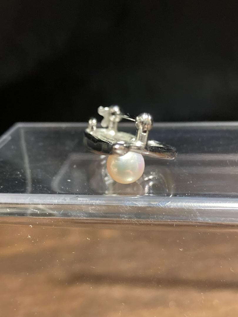 TASAKI タサキ 真珠 パール シルバー ブローチ １珠 1P 1玉 1粒