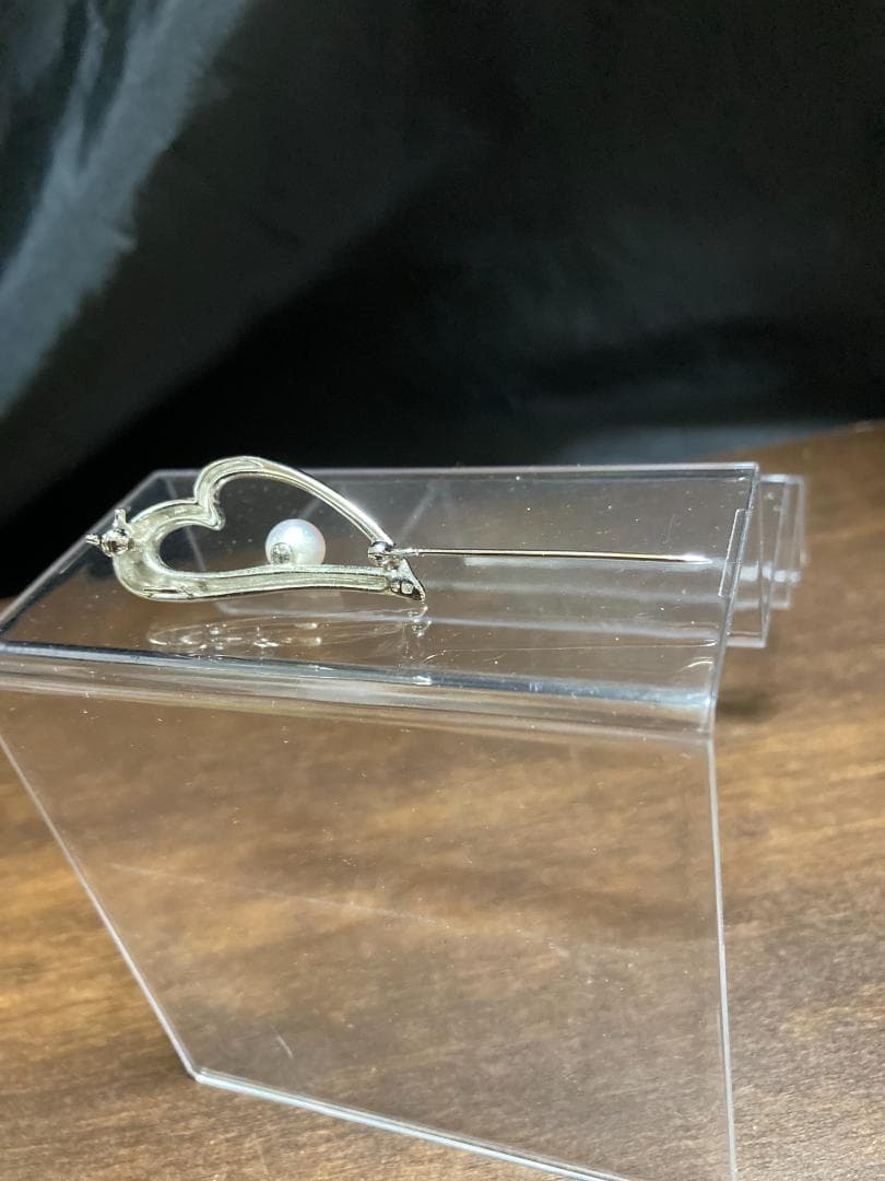 TASAKI タサキ 真珠 パール シルバー ブローチ １珠 1P 1玉 1粒