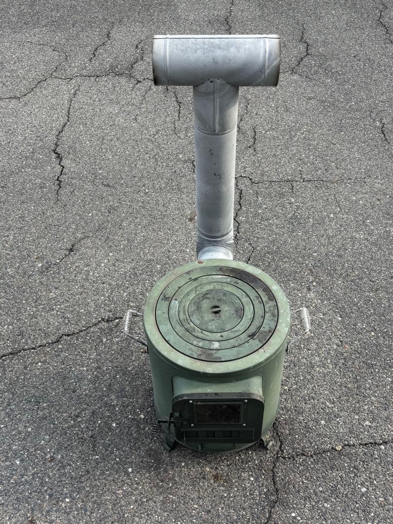 薪ストーブ クッキングストーブ 煙突付き ホンマ製作所