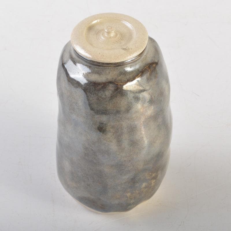 茶道具　吉向松月窯　茶入　共箱　V　6657