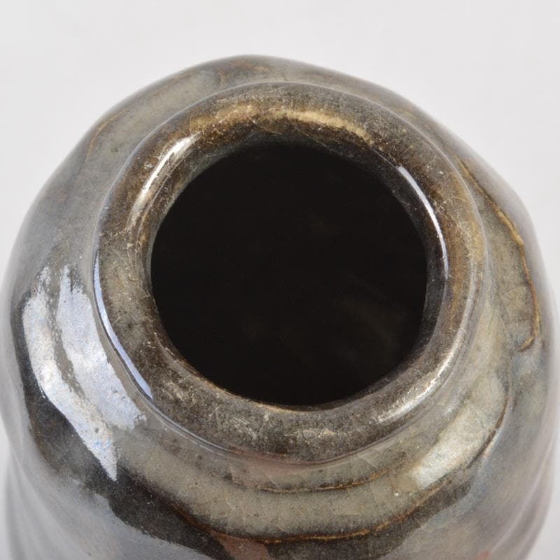 茶道具　吉向松月窯　茶入　共箱　V　6657