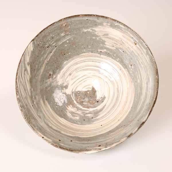 茶碗　祥雲　刷毛目平茶碗　久田宗匠書付　【茶道具・陶器】