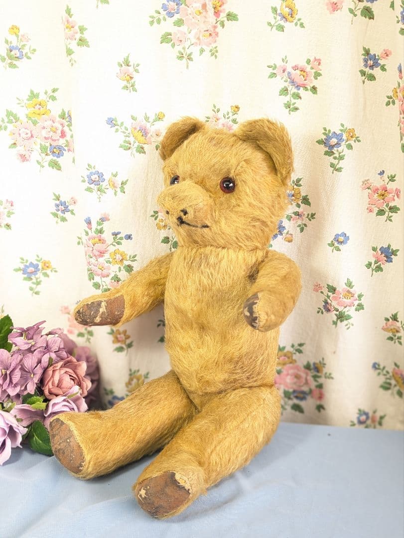 イギリス アンティーク テディベア アンティークベア 40cm