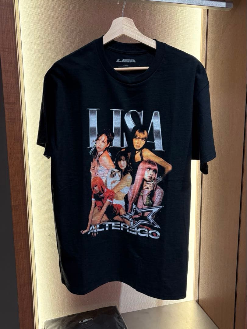 LISA リサ　ポップアップ　Tシャツ L 未開封　新品　blackpink