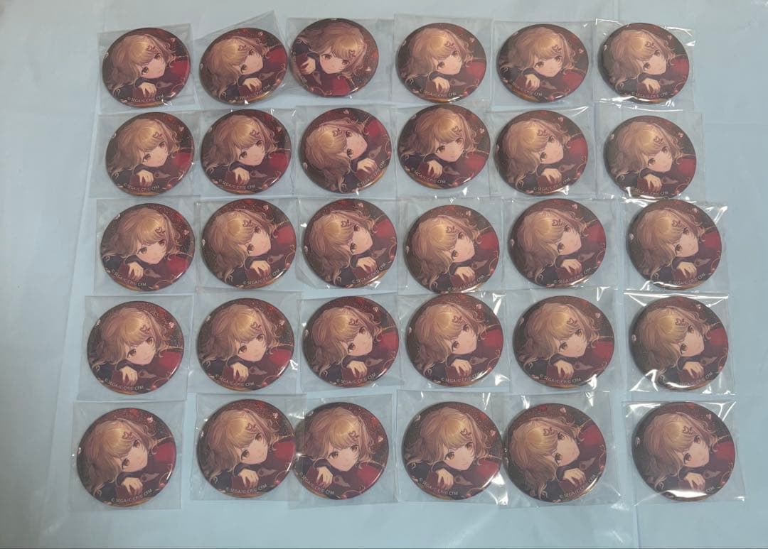 プロセカ 小豆沢こはね グリッター缶バッジ 40B 30点