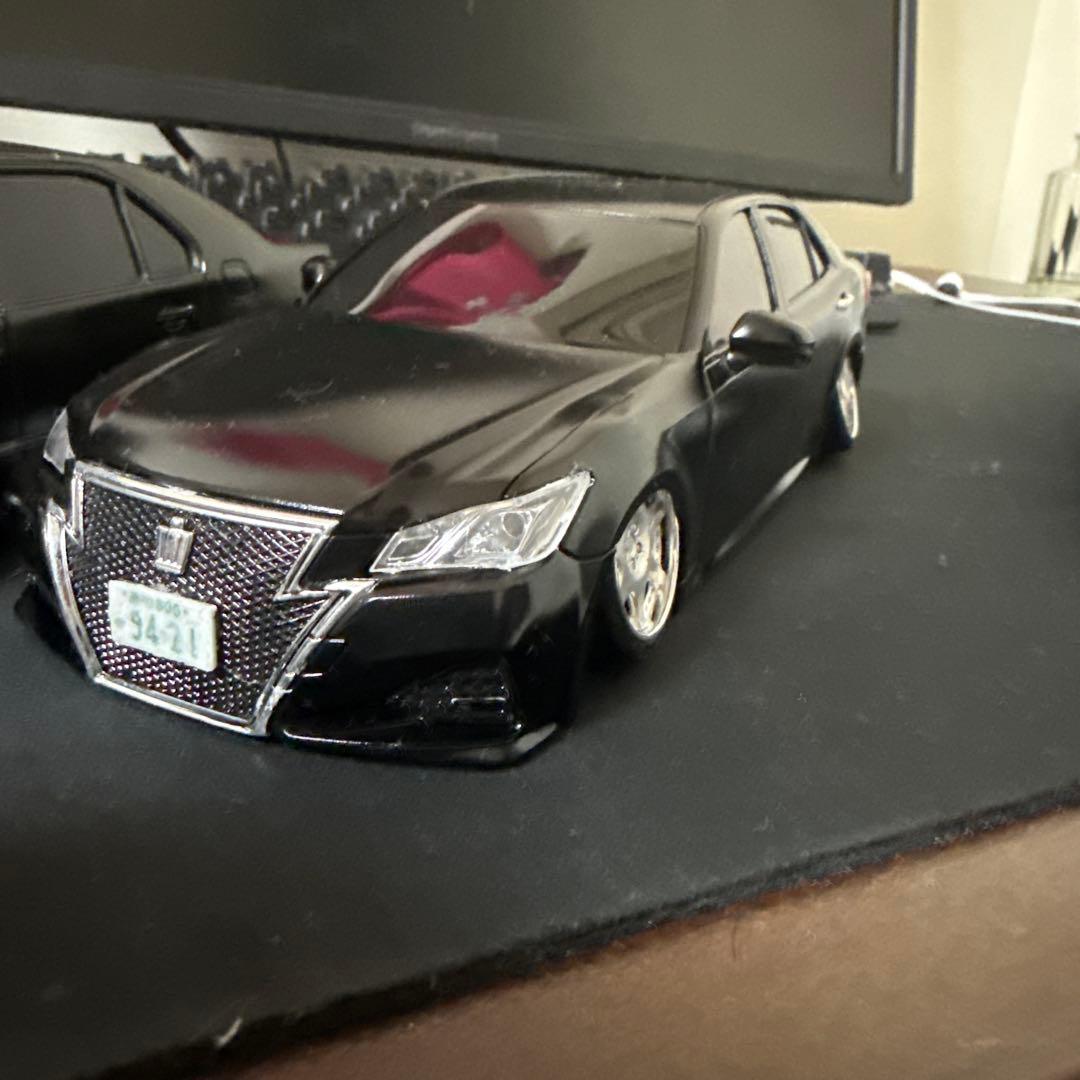 クラウン　セルシオ　プラモデル　塗装済みです！！