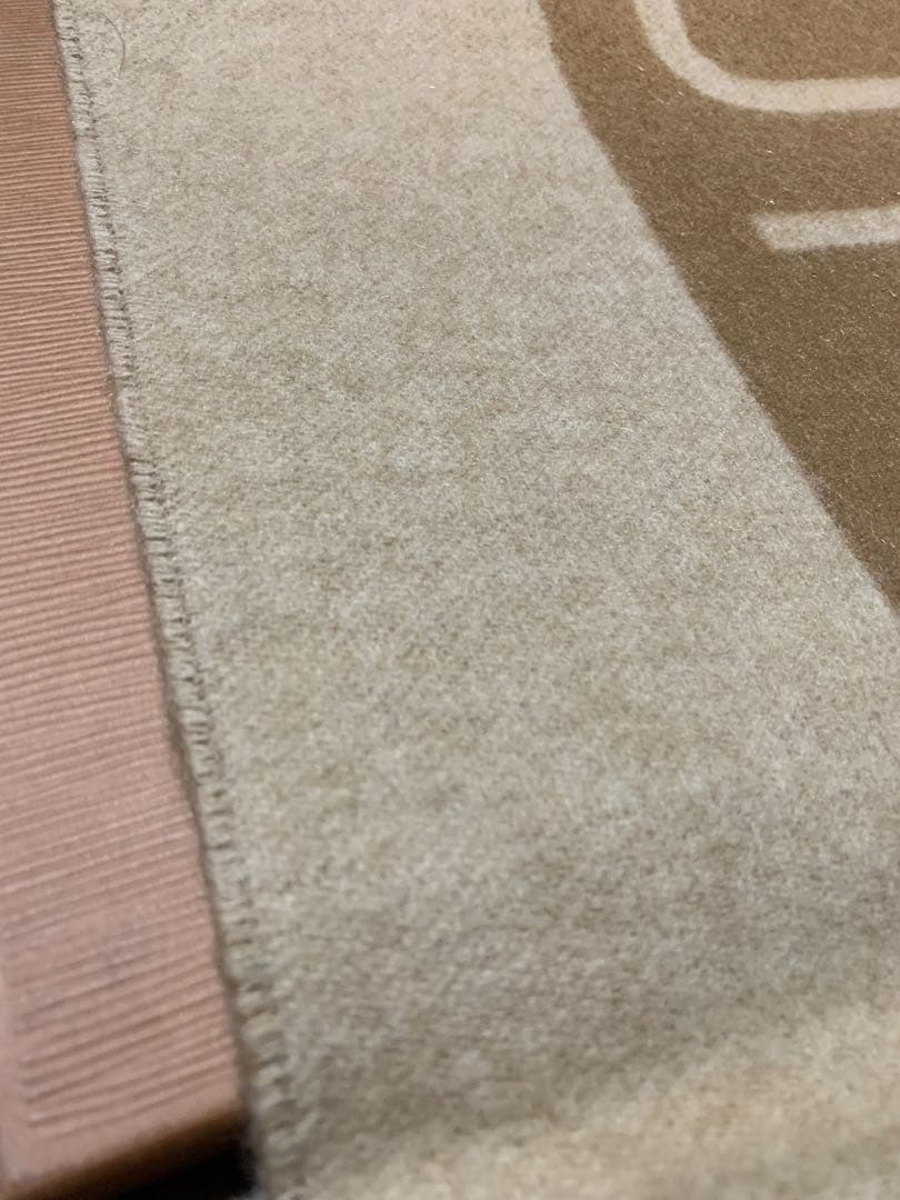 にょん　未使用級 ルイ ヴィトン エシャルプ バローダ カシミヤ100%