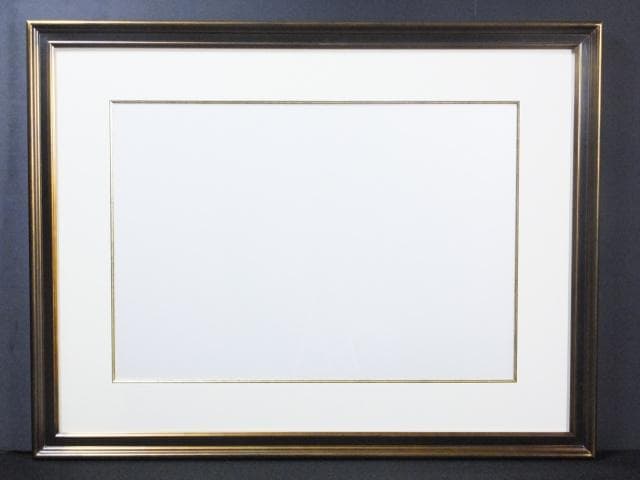 モールディング 　大全紙　水彩/版画用額縁『布張りタトウ箱　黄袋付』0109K