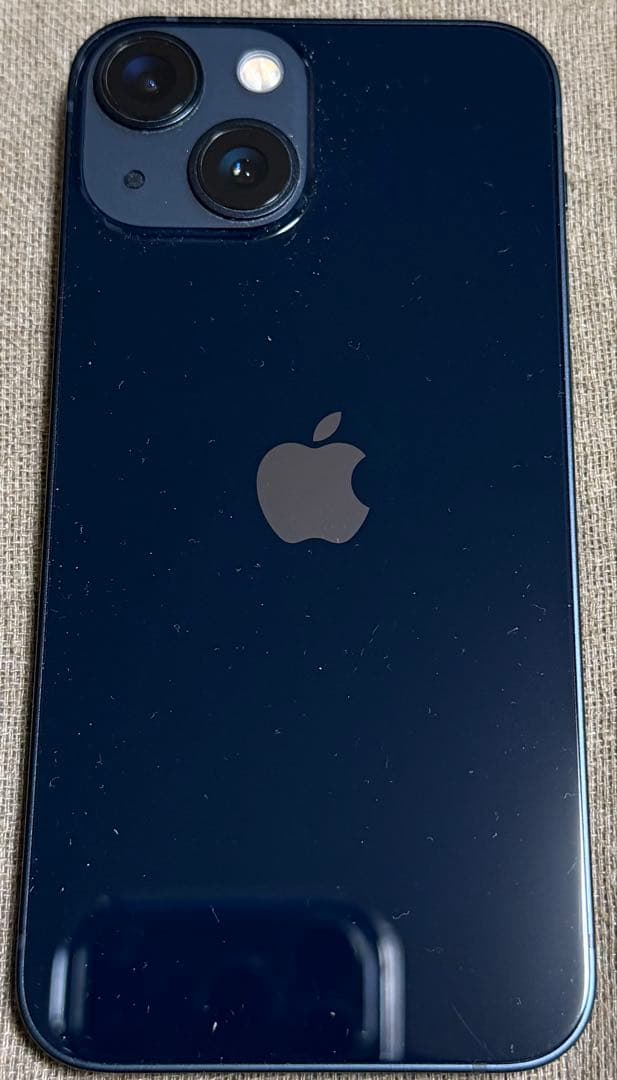 Apple iPhone 13mini 本体 ミッドナイト 88% カバーつき