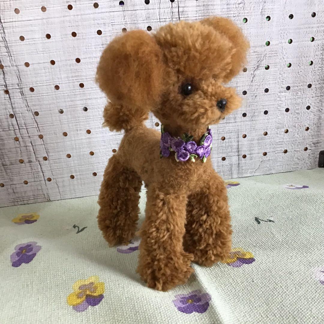 【ひろり様ご予約品】トイプードル（レッド）立ちポーズ