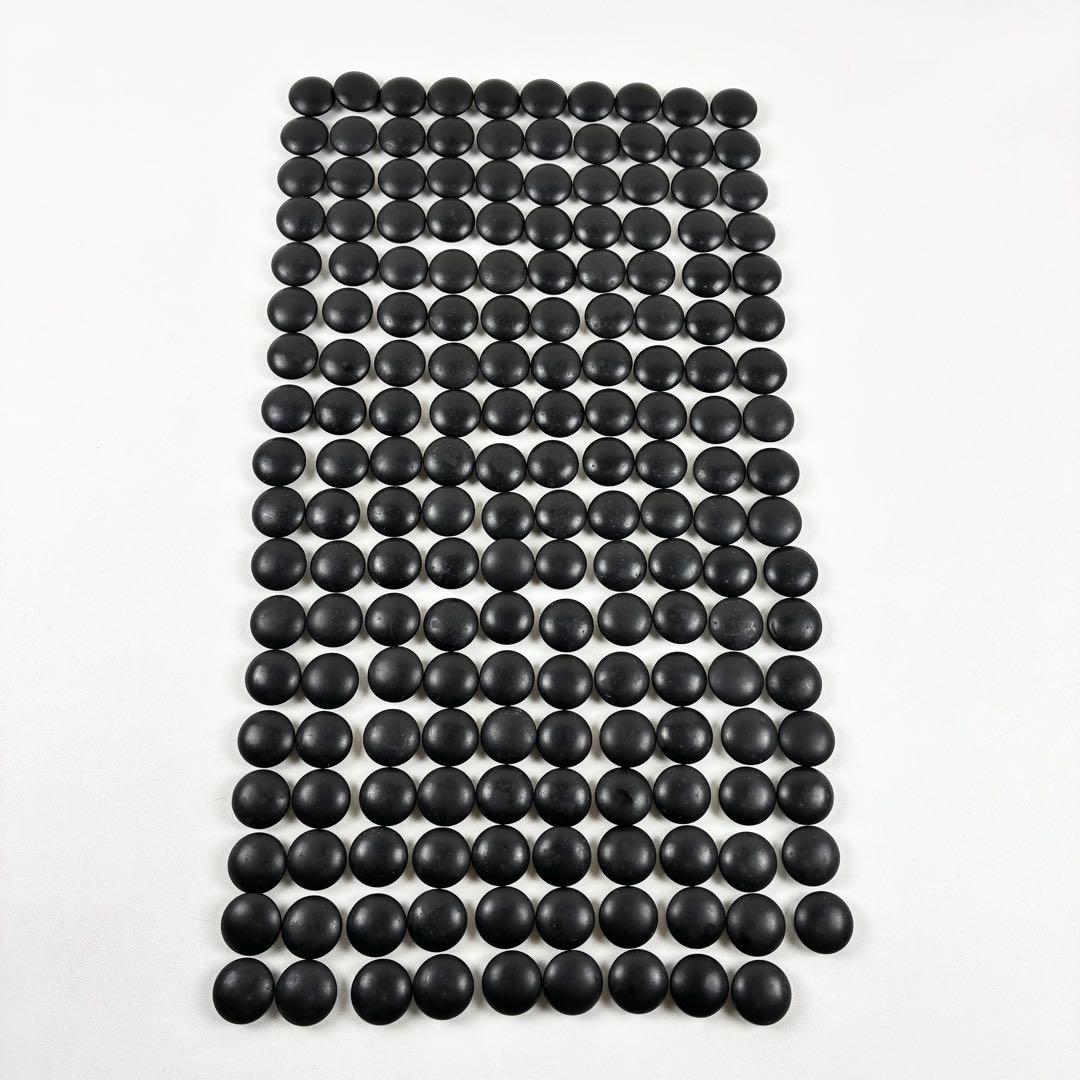 碁石 34号 蛤 那智黒 碁笥 特大 セット 天然素材 厚手