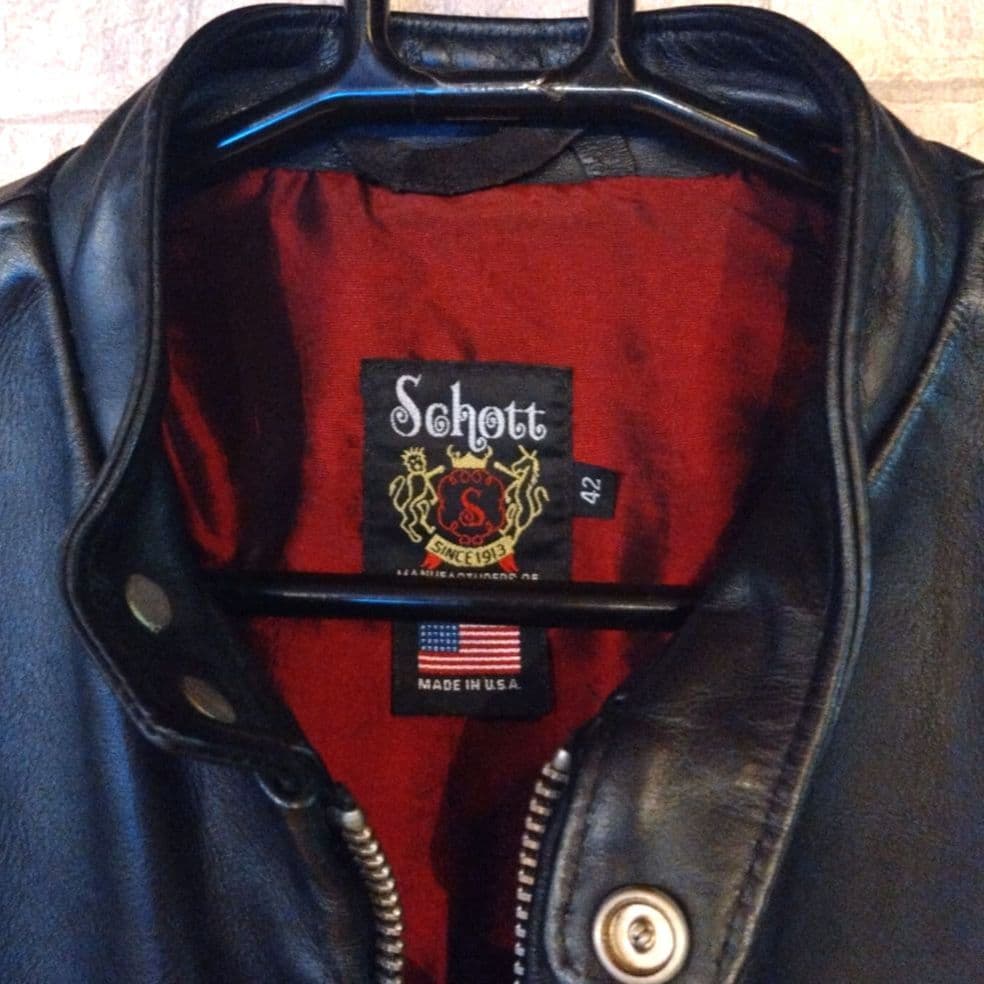SCHOTT　ショット　641XX 60's　ライダースジャケット　ＸＬ　牛革