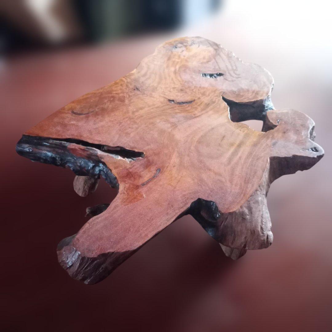 木製自然形状座卓 3本脚　00