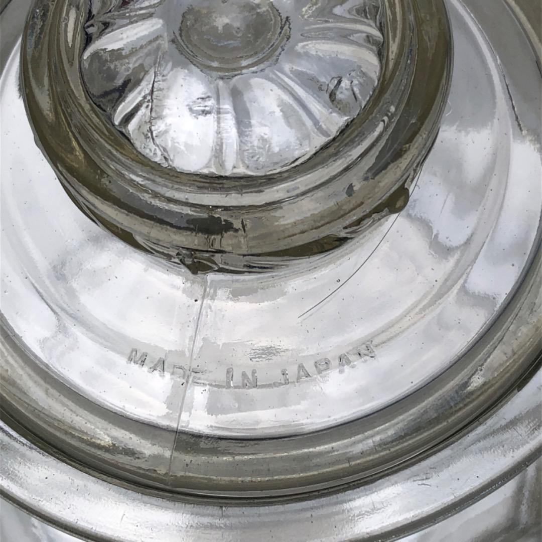 アンティーク　八角形ガラス保存容器　７０年以上前の物