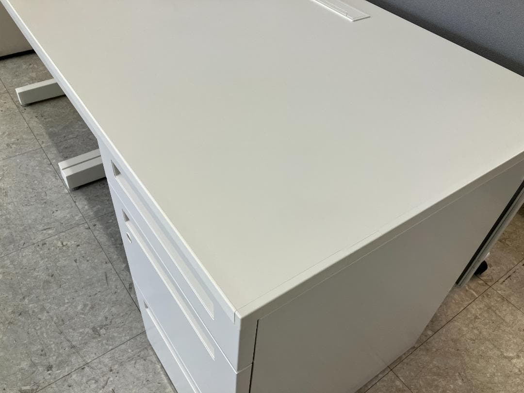 内田洋行 デスクシステム サイドデスク付き JOIFA307 ホワイト②