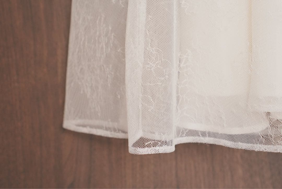 kaene レース×シフォンドレス　2025 使用回数1回2h size 36