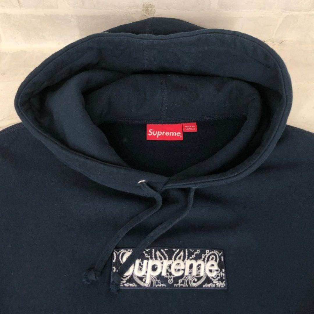 トップス Supreme Bandana Box Logo Hooded