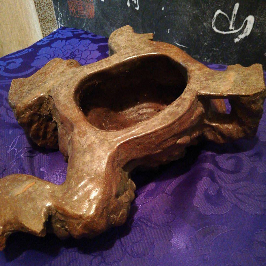 ガマガエル稀少大珍品レア手練り細密造形美術旧家蔵出全長約４０センチ陶磁器製時代品