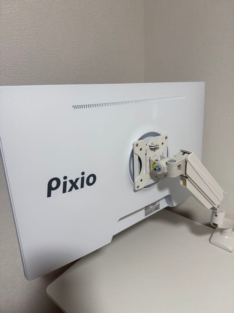 Pixio ホワイト モニター 本体