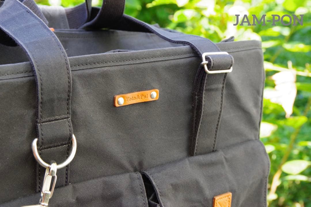 Toto&Pal® ＡＷパラフィンキャリーバッグ/Lサイズ(ショルダーベルト付)