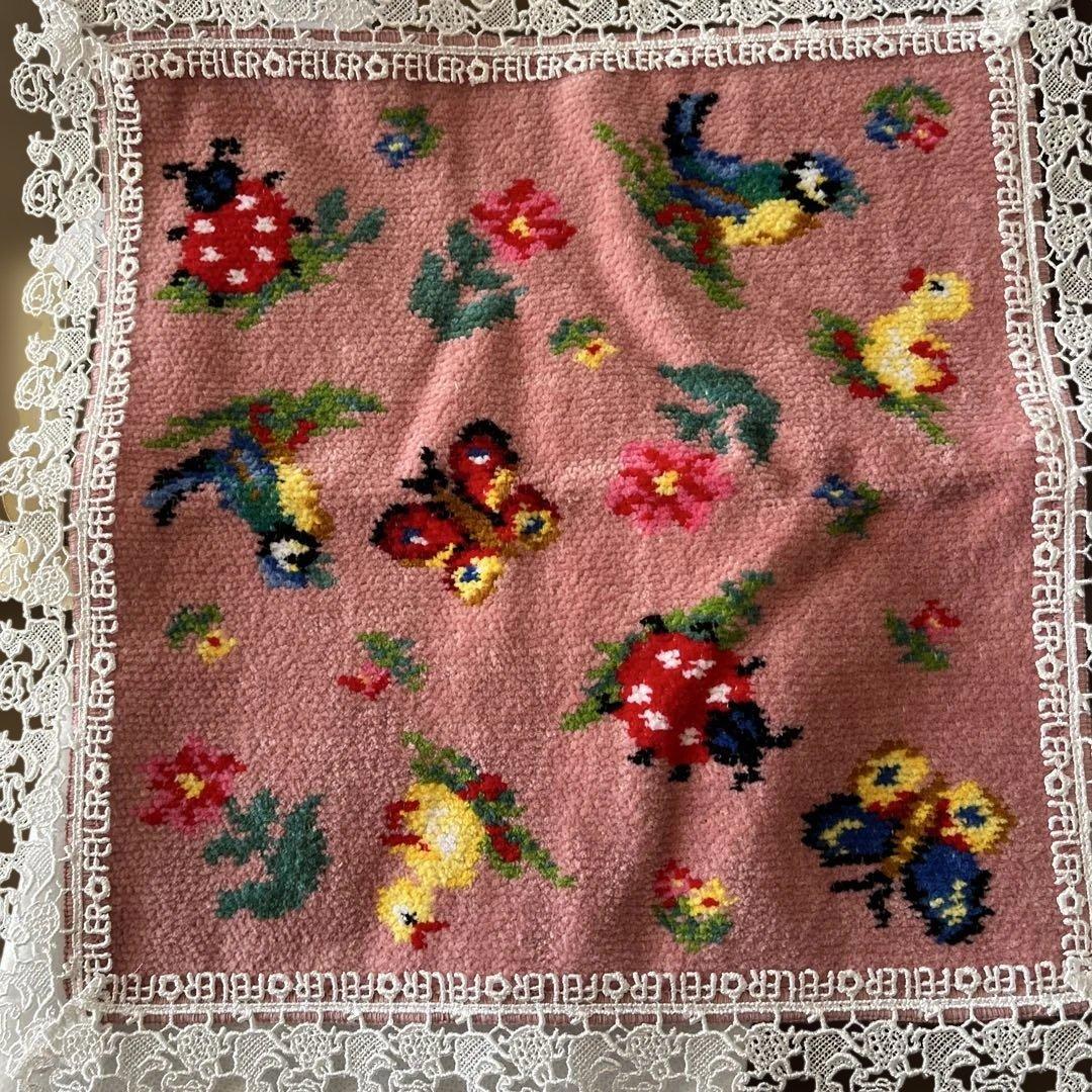 フェイラーハイジ近沢レースコラボ ハンカチ＆ティッシュポーチ【新品】