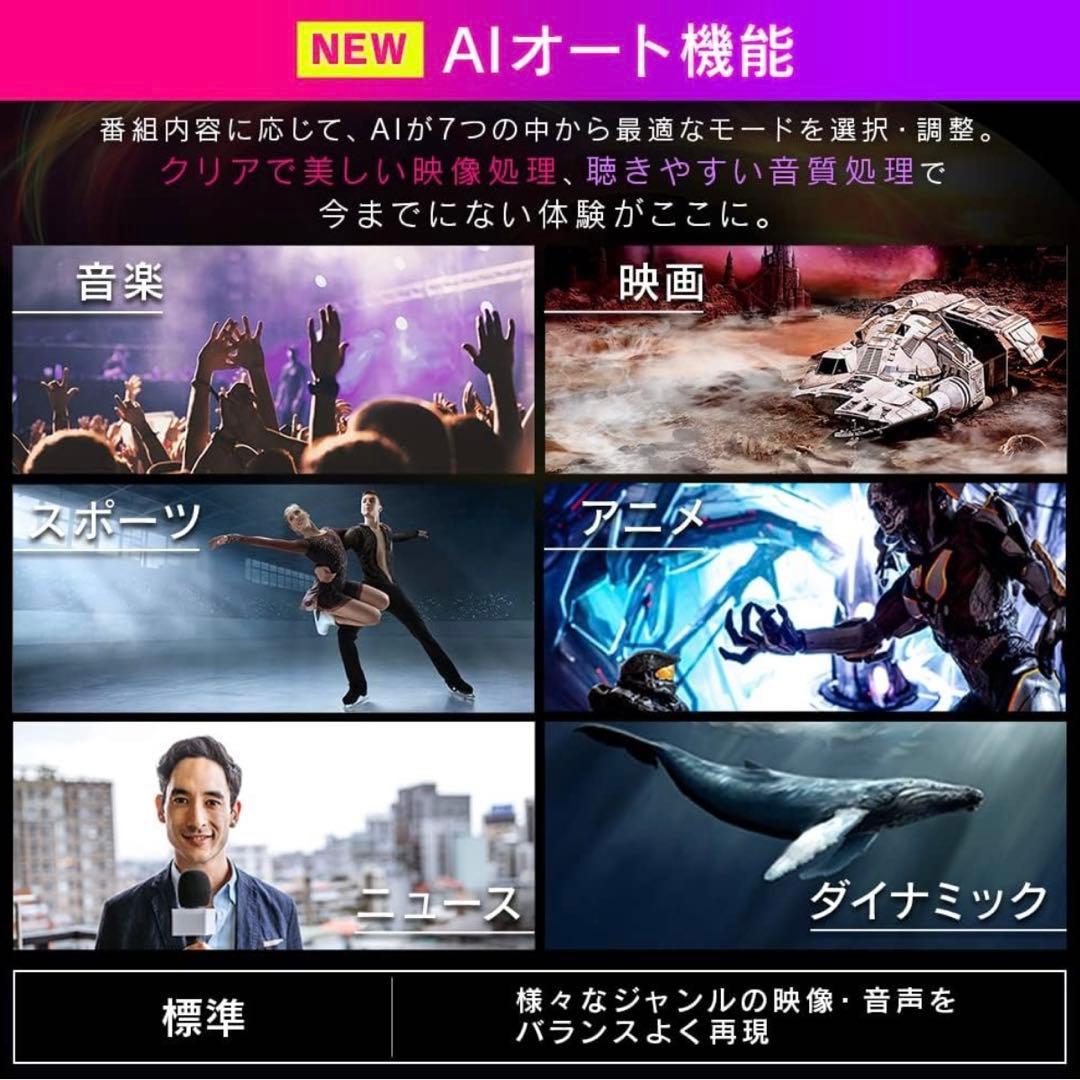 未使用！アイリスオーヤマ 55V型 4K液晶テレビ 55XDA20 2024年製