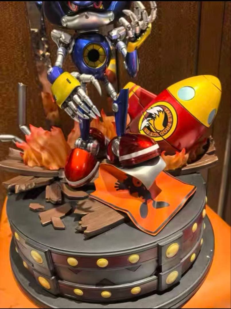 ソニック・ザ・ヘッジホッグ F4F 金属 スタチュー フィギュア