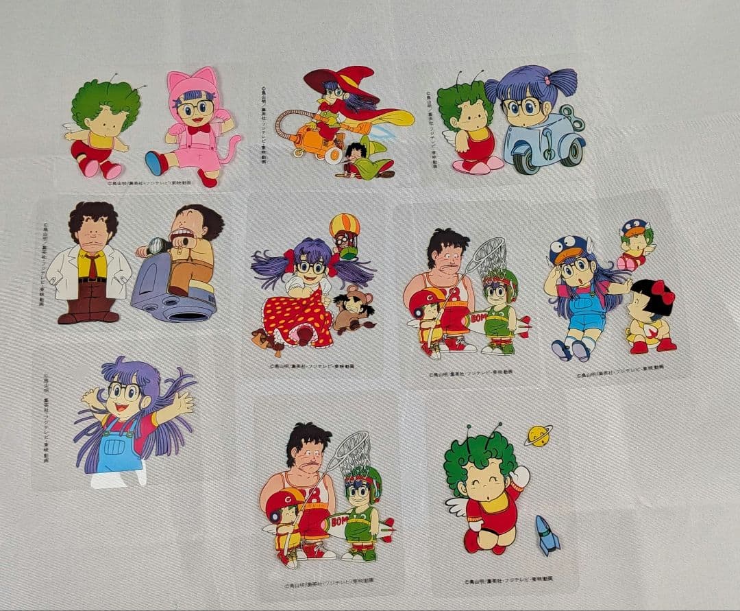 Dr.スランプアラレちゃん　　磁気フィルム　24枚まとめ売り