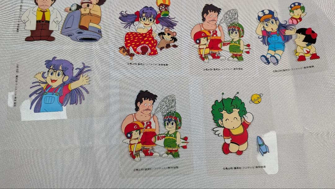 Dr.スランプアラレちゃん　　磁気フィルム　24枚まとめ売り