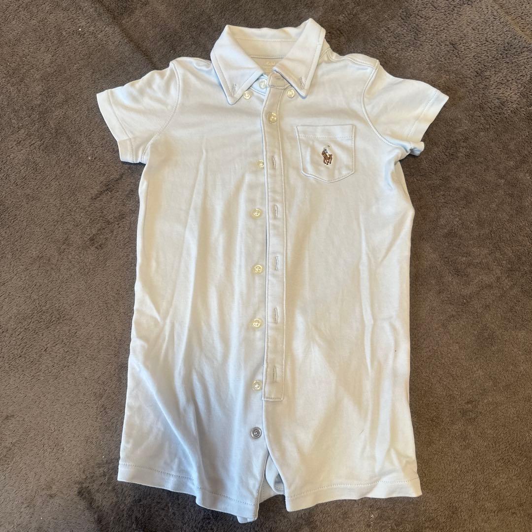 お値下げしました！familiar ネイビー チェック ラルフローレン　セット