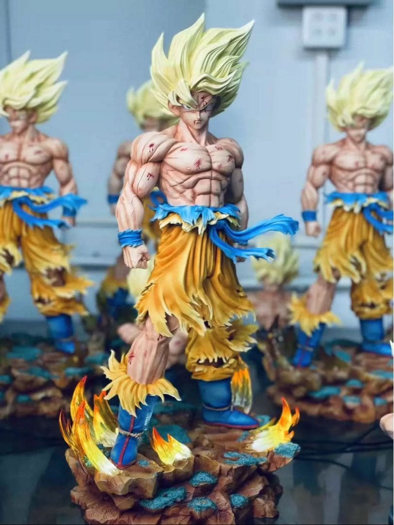 ドラゴンボール 孫悟空 ガレキ ガレージキット スタチューX①⑤⑧