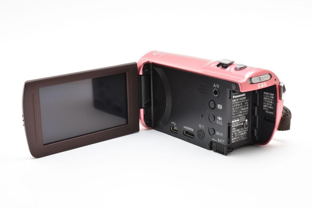 【極美品】Panasonic ビデオカメラ　 HC-V520M ピンク　新品級！