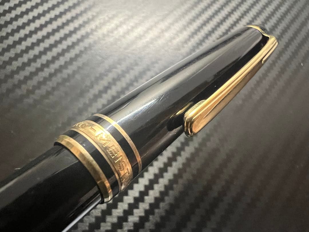 モンブラン マイスターシュテュック 144 万年筆 F 細字 ブラック 中白