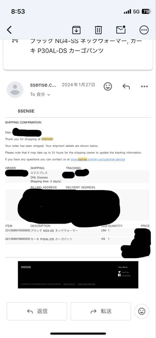 ACRONYM P30AL-DS サイズXS