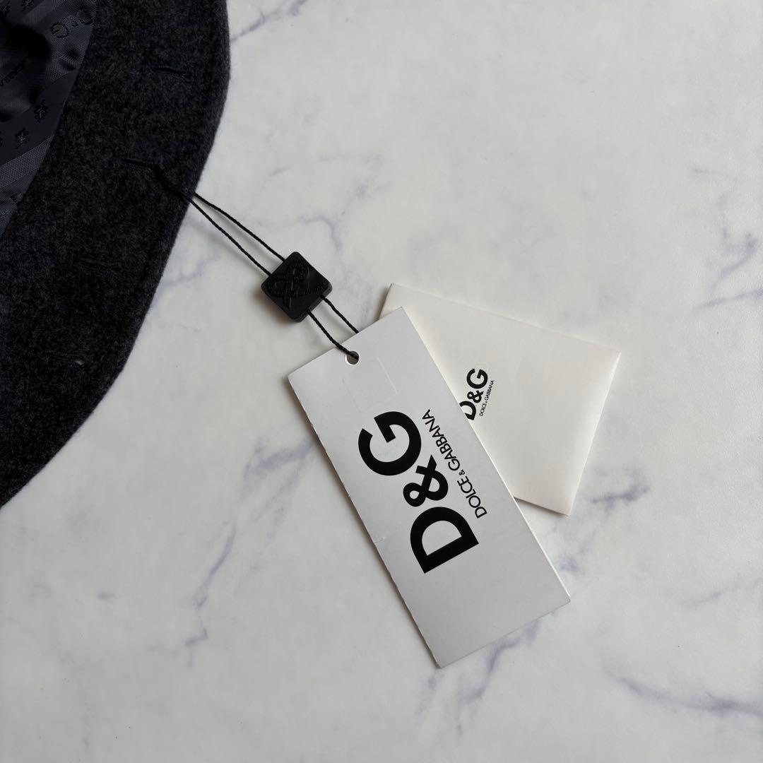 新品タグ付 ドルチェ&ガッバーナ パッチワークベスト ウール ジレ L 黒