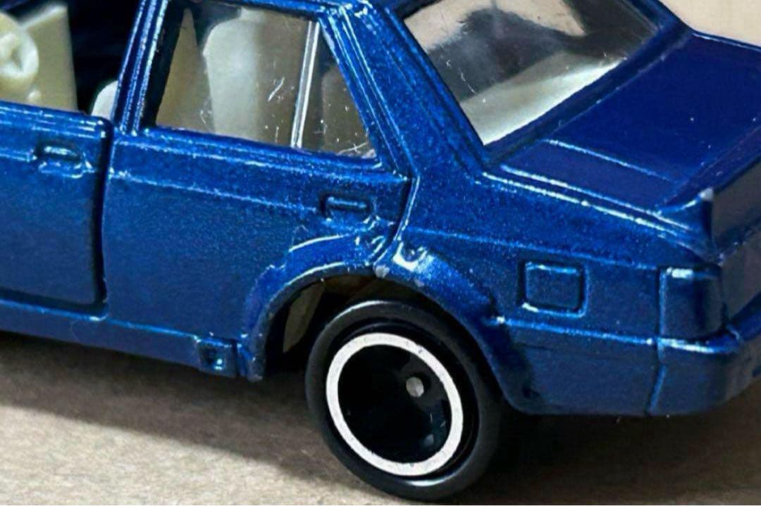 日本製 トミカ 三菱 ランサーターボ 紺