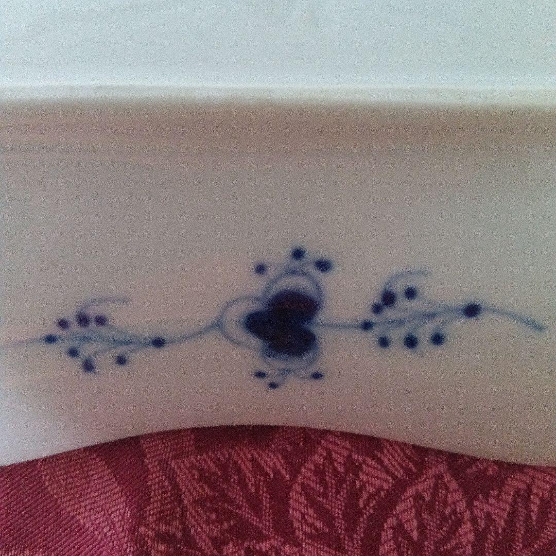 ロイヤルコペンハーゲン 　 ブルーフルーテッド菓子器 共箱付き