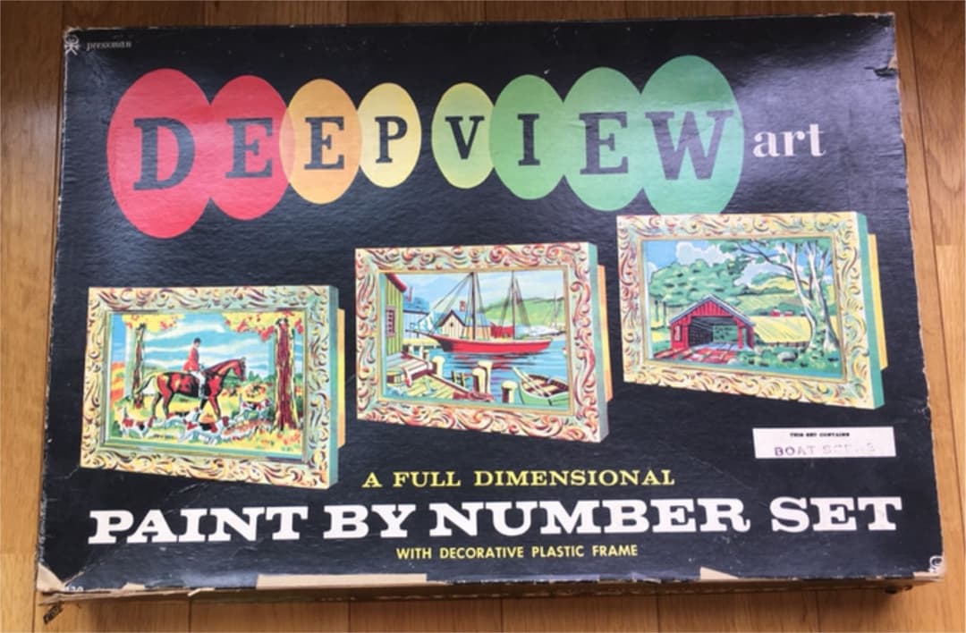 ヴィンテージ！レア! 3D paint by numbers kits