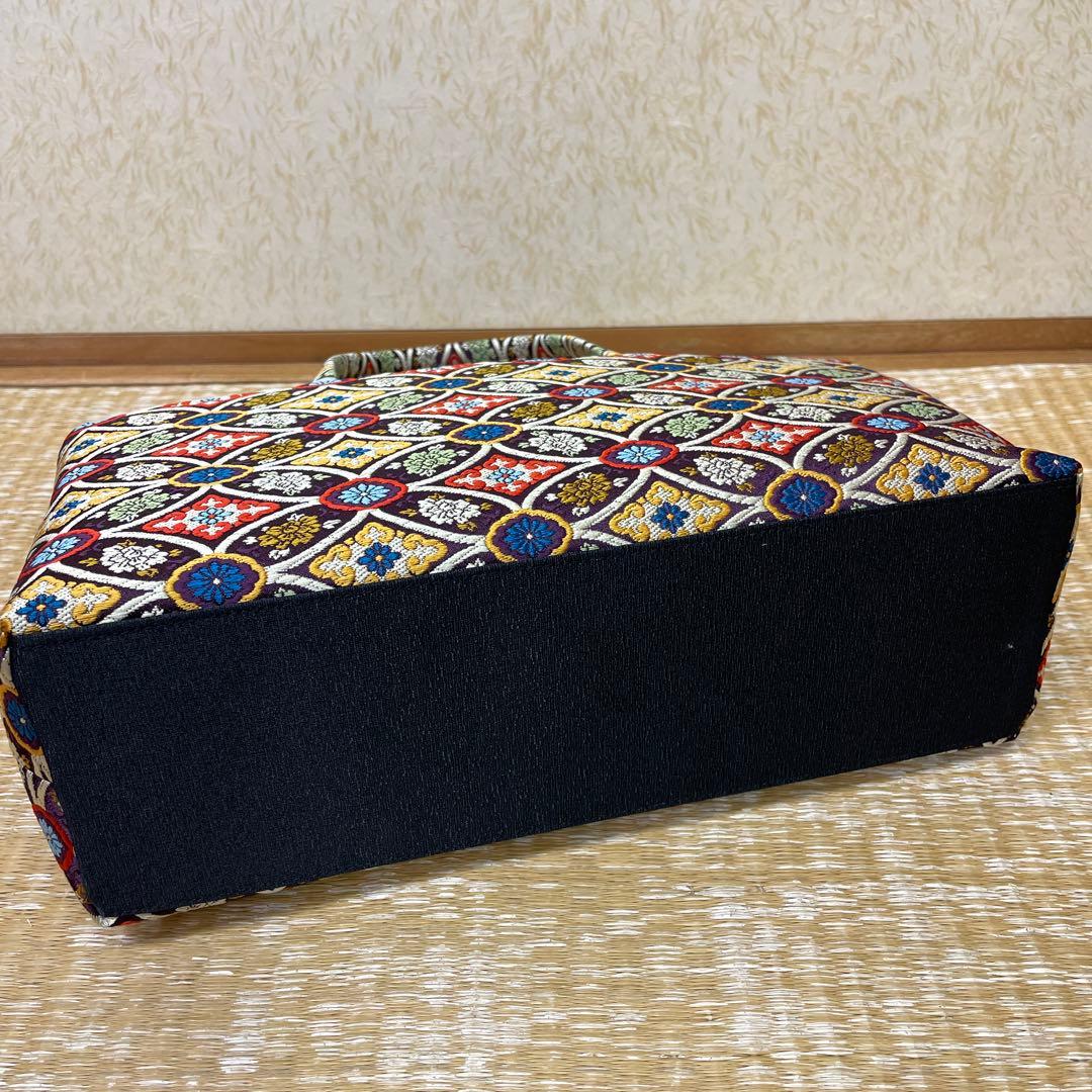 新品 日本製 和装バッグ ハンドバッグ 金襴バッグ 利休バッグ お茶席 着物