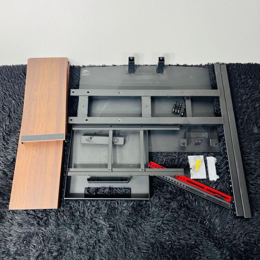 イコールズ WALL V3 テレビスタンド ハイタイプ 壁掛け 壁寄せ 棚板付き