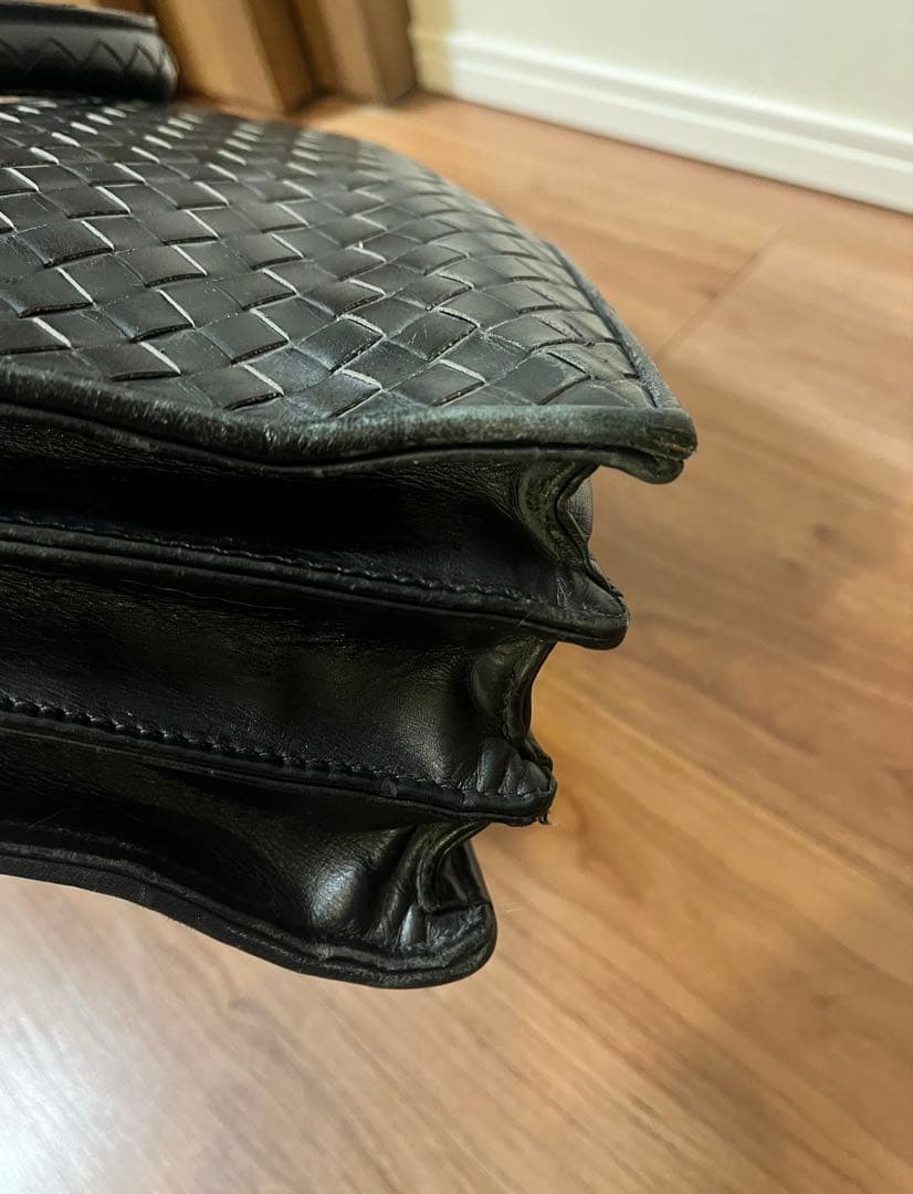 BOTTEGA VENETA イントレチャート ブリーフケース レザー