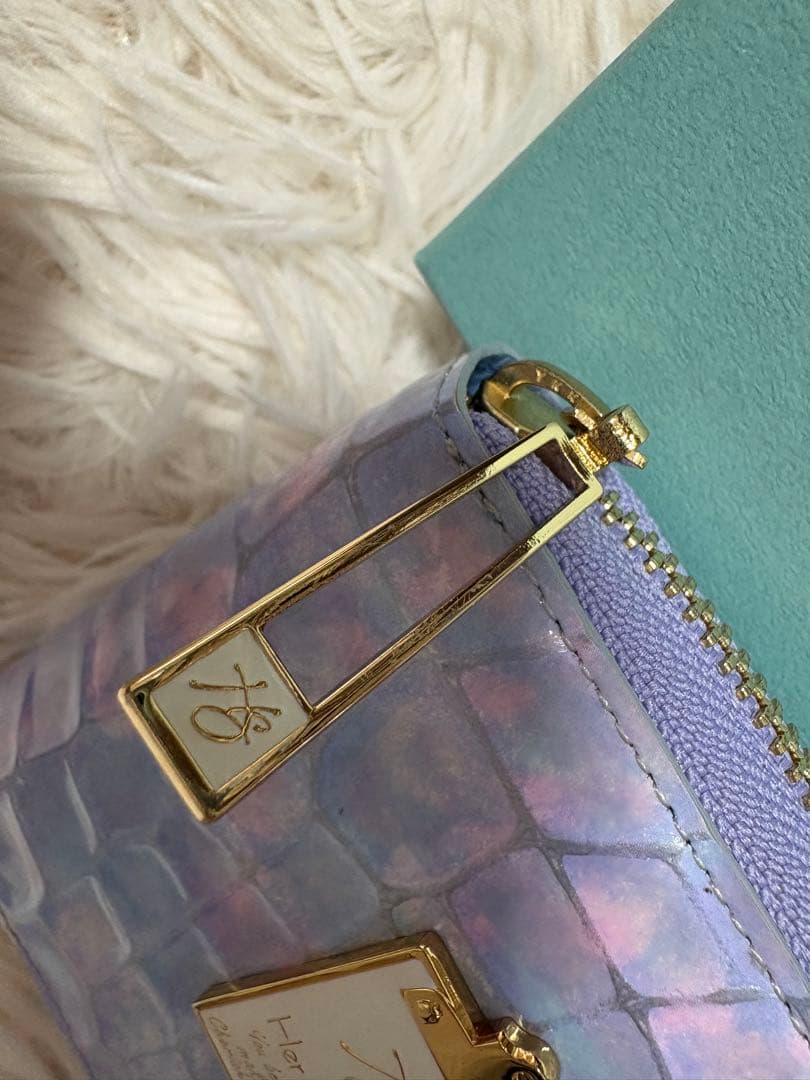 美品♪Her Schedule ハースケジュール二つ折り財布 イブニングスターズ