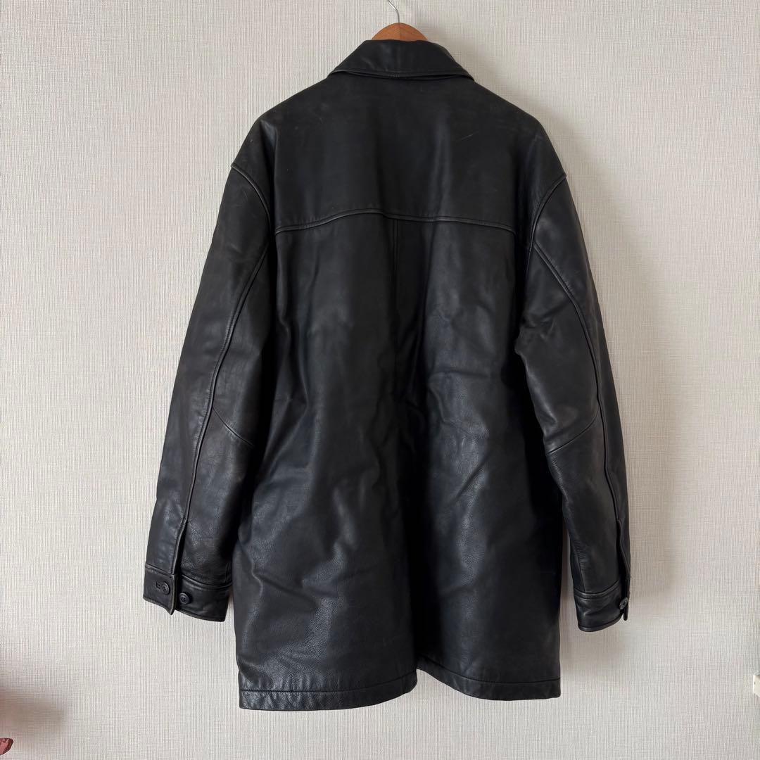 【美品】 old gap レザーカーコート 野村訓市氏着用XLsize