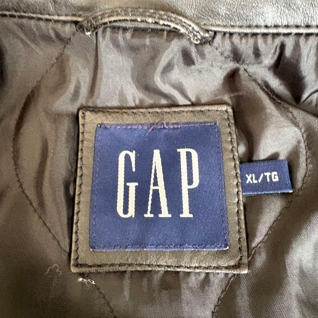【美品】 old gap レザーカーコート 野村訓市氏着用XLsize