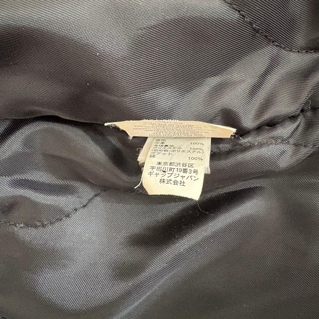 【美品】 old gap レザーカーコート 野村訓市氏着用XLsize