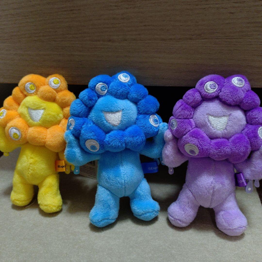 【新品レア商品】推しカラーミャクミャク　青・紫・黄