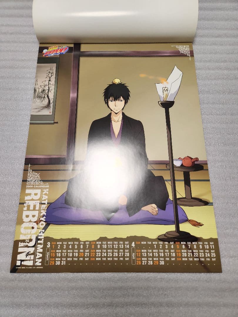 【希少品】家庭教師ヒットマンREBORN 2009年カレンダー