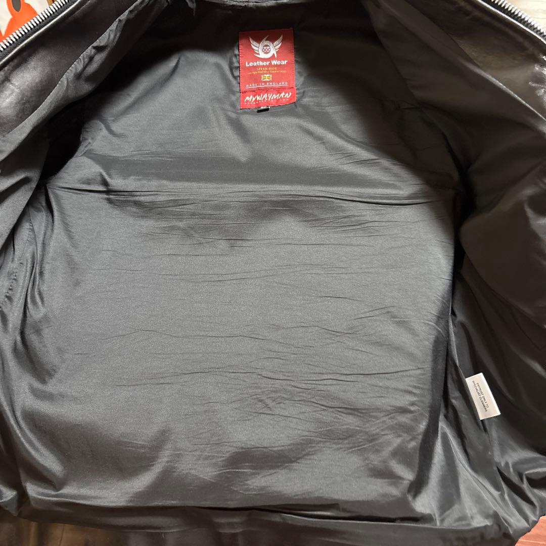 とし ６６６ シングルライダース ベジタブルタンニン鞣し茶芯