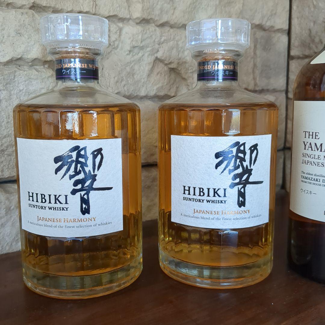 山崎　響　4本　ジャパニーズウイスキー　ジャパニーズハーモニー　NV　ウイスキー