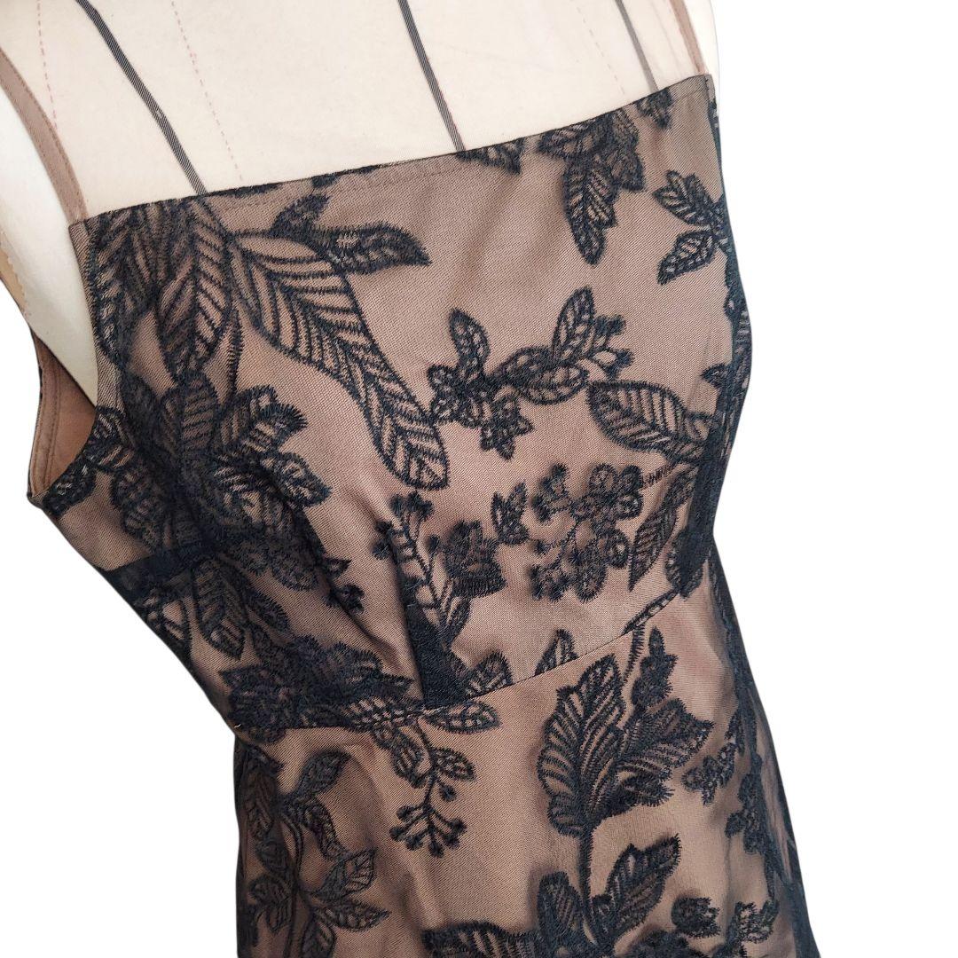 美品✨Leja チュールパイピングワンピース　２点セット　ブラック系　М